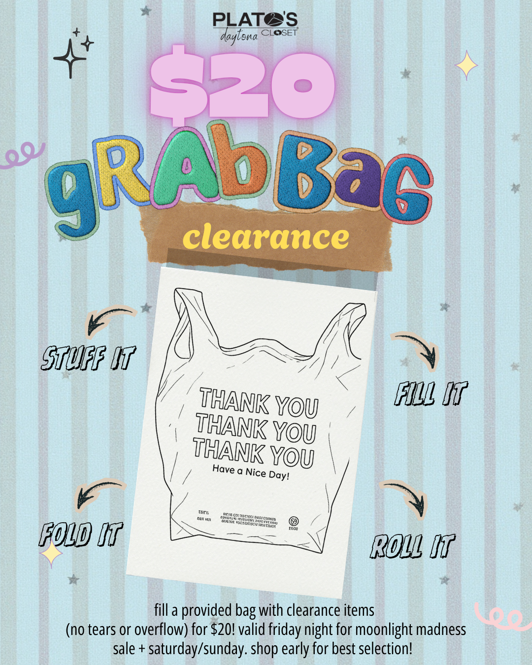 clearance grab bag